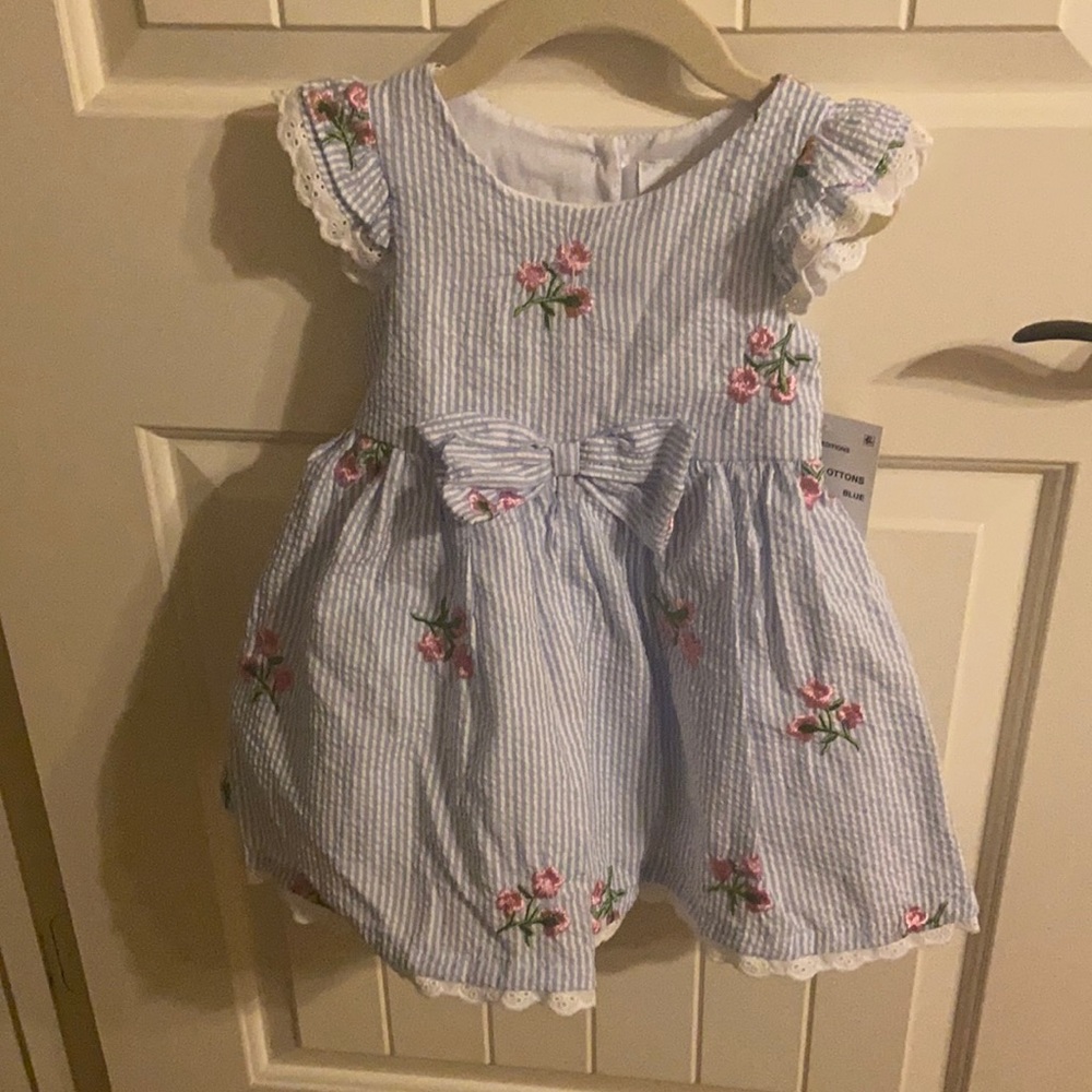 Rare Editions NWT seersucker dress 3T